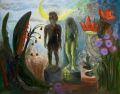 Anca Brânzaș, Adam and Eve, 2023, oil on canvas, 120 x 94 cm - (c) Anca Brânzaș 2025