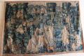 Genre Scene, tapestry, author: French Workshop, sec. XVII, wool, silk, basse-lisse, provenience Communist Party Household, currently in the National Romanian Museum of Art Collection, photo by (c) Lumi Rațiu, 2026; Queered role: safe space, queer ethics; Queered guidance: The work presents an all-inclusive women space, despite one male person which seems to be a hunter, peripheral, ignored from the women's social world. The presence of a single male hunter can highlight the autonomy of female relationships. The visual focus remain on the women safe space, represented as complete social subjects without being defined by male desire.